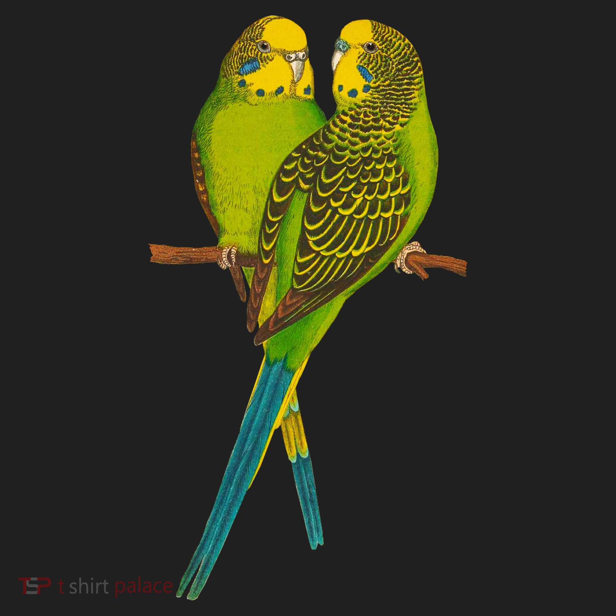 Green Parakeet Gift Cute Parakeets Budgie Bird Lover Beanie