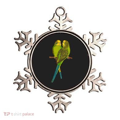 Green Parakeet Gift Cute Parakeets Budgie Bird Lover Ornament
