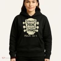 Guitarists Praise Him With The Strings Acoustic Guitar Music Hoodie thumb 5