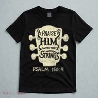Guitarists Praise Him With The Strings Acoustic Guitar Music T-Shirt thumb 5