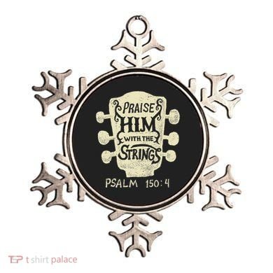 Guitarists Praise Him With The Strings Acoustic Guitar Music Ornament