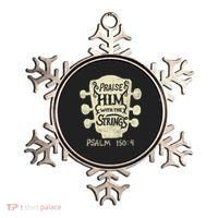 Guitarists Praise Him With The Strings Acoustic Guitar Music Ornament thumb 0