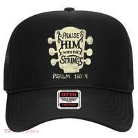 Guitarists Praise Him With The Strings Acoustic Guitar Music Hat thumb 0