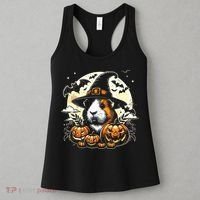 Guinea Pig Halloween Witch Art Women's Tank Top thumb 3