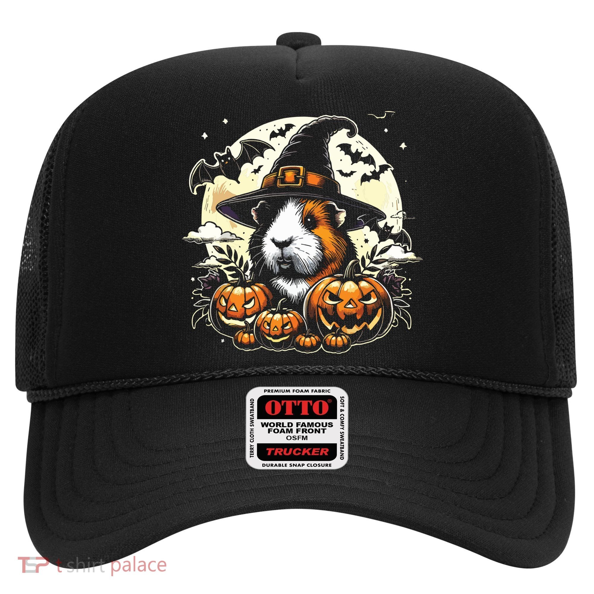 Guinea Pig Halloween Witch Art Hat