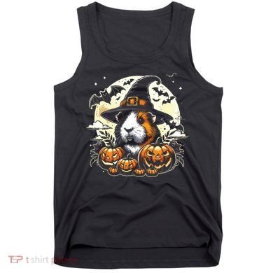 Guinea Pig Halloween Witch Art Tank Top