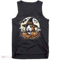 Guinea Pig Halloween Witch Art Tank Top thumb 0