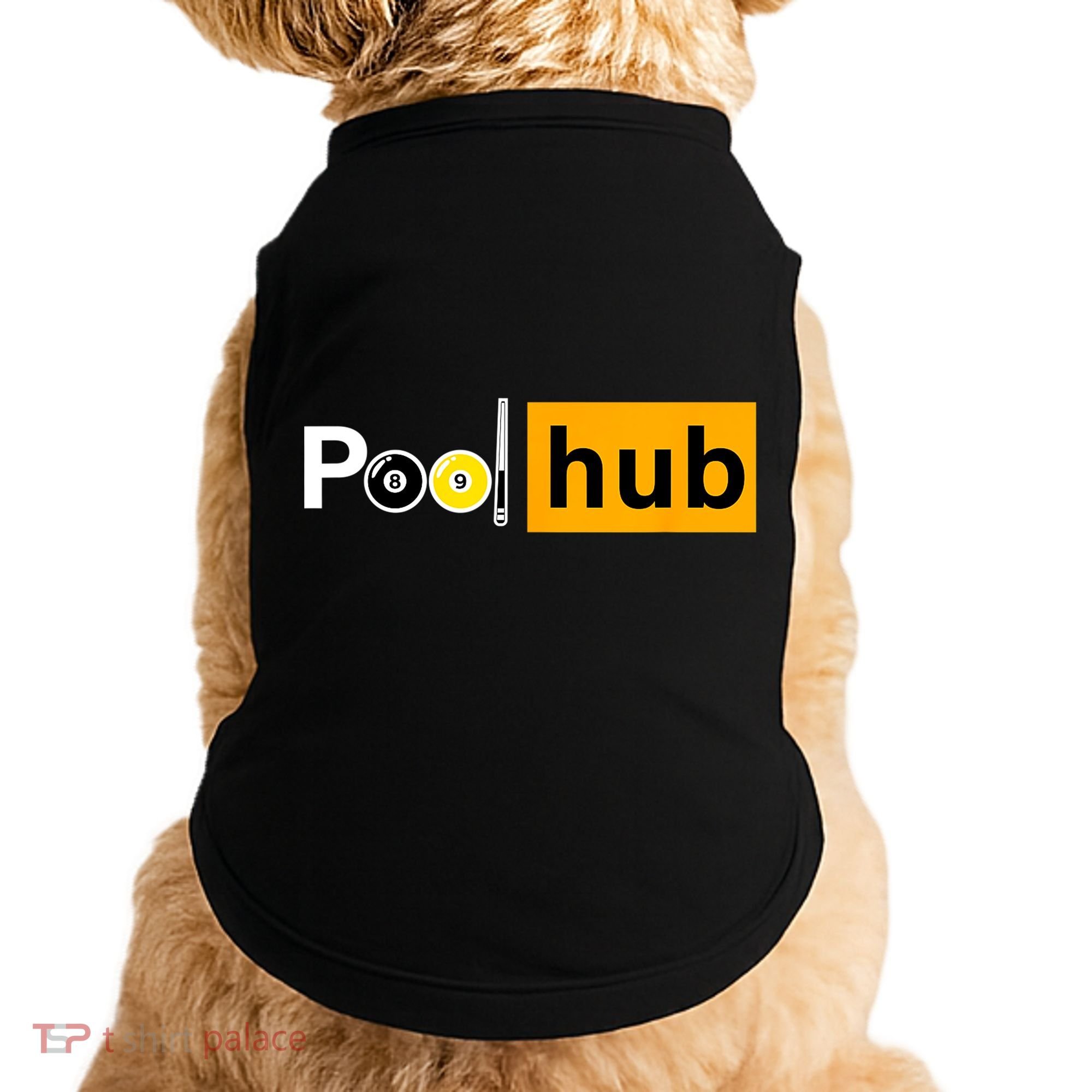 Game Pool Hub Billiard Balls & Cue Stick Gift Doggie Tank