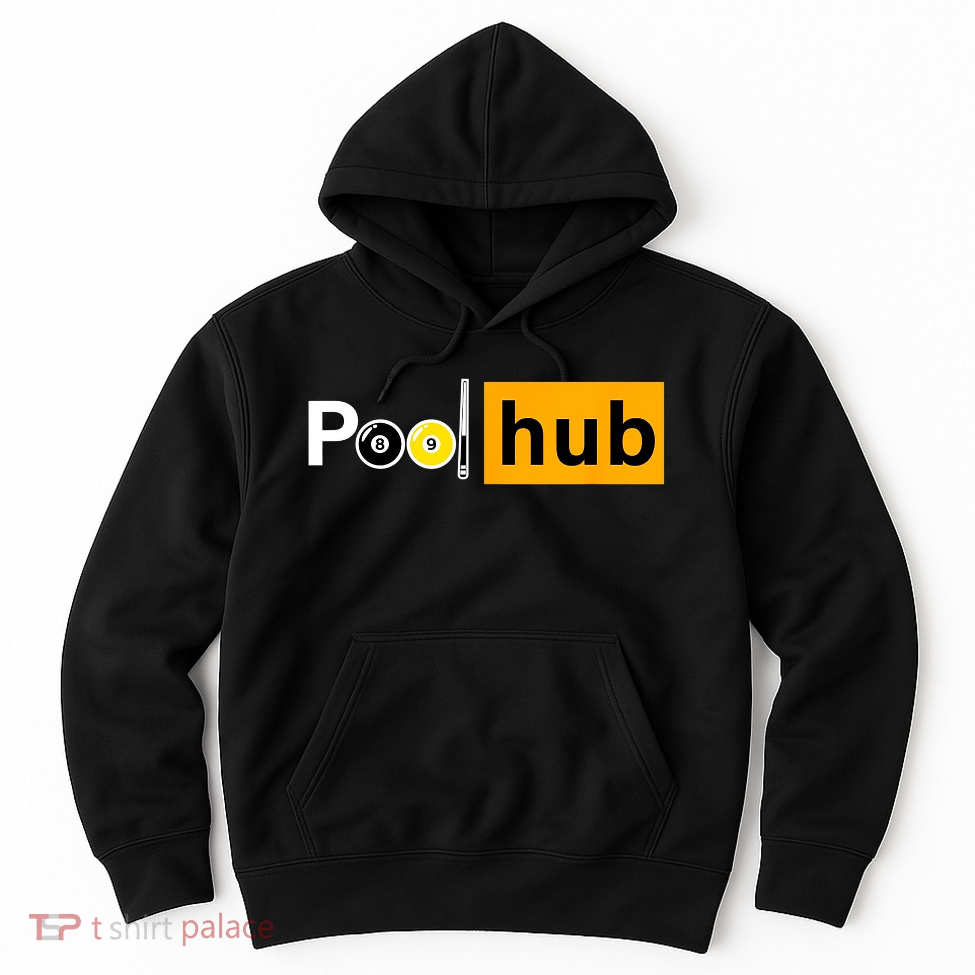 Game Pool Hub Billiard Balls & Cue Stick Gift Hoodie
