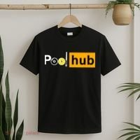 Game Pool Hub Billiard Balls & Cue Stick Gift T-Shirt thumb 2