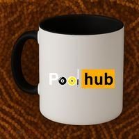 Game Pool Hub Billiard Balls & Cue Stick Gift Coffee Mug thumb 2