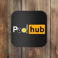 Game Pool Hub Billiard Balls & Cue Stick Gift Coaster thumb 0