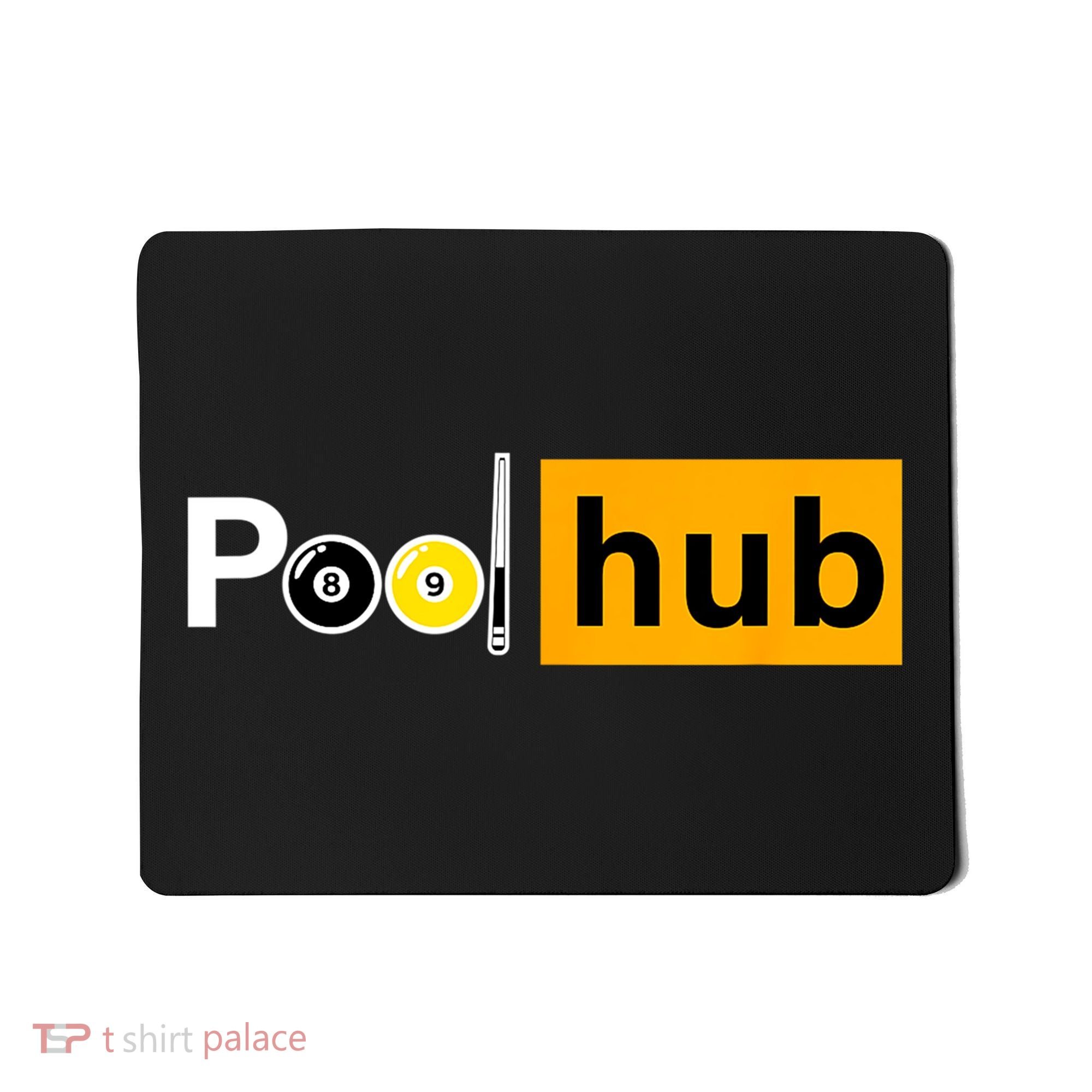 Game Pool Hub Billiard Balls & Cue Stick Gift Mousepad