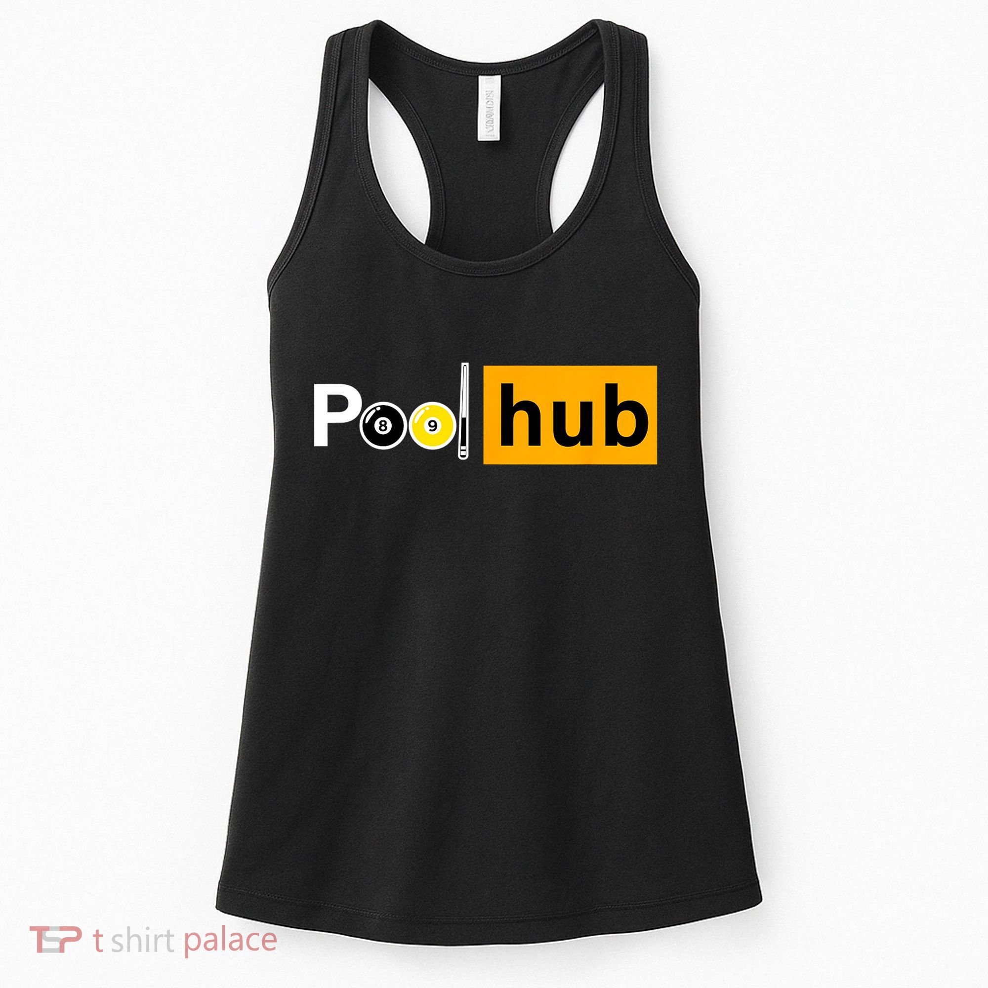 Game Pool Hub Billiard Balls & Cue Stick Gift Women's Tank Top