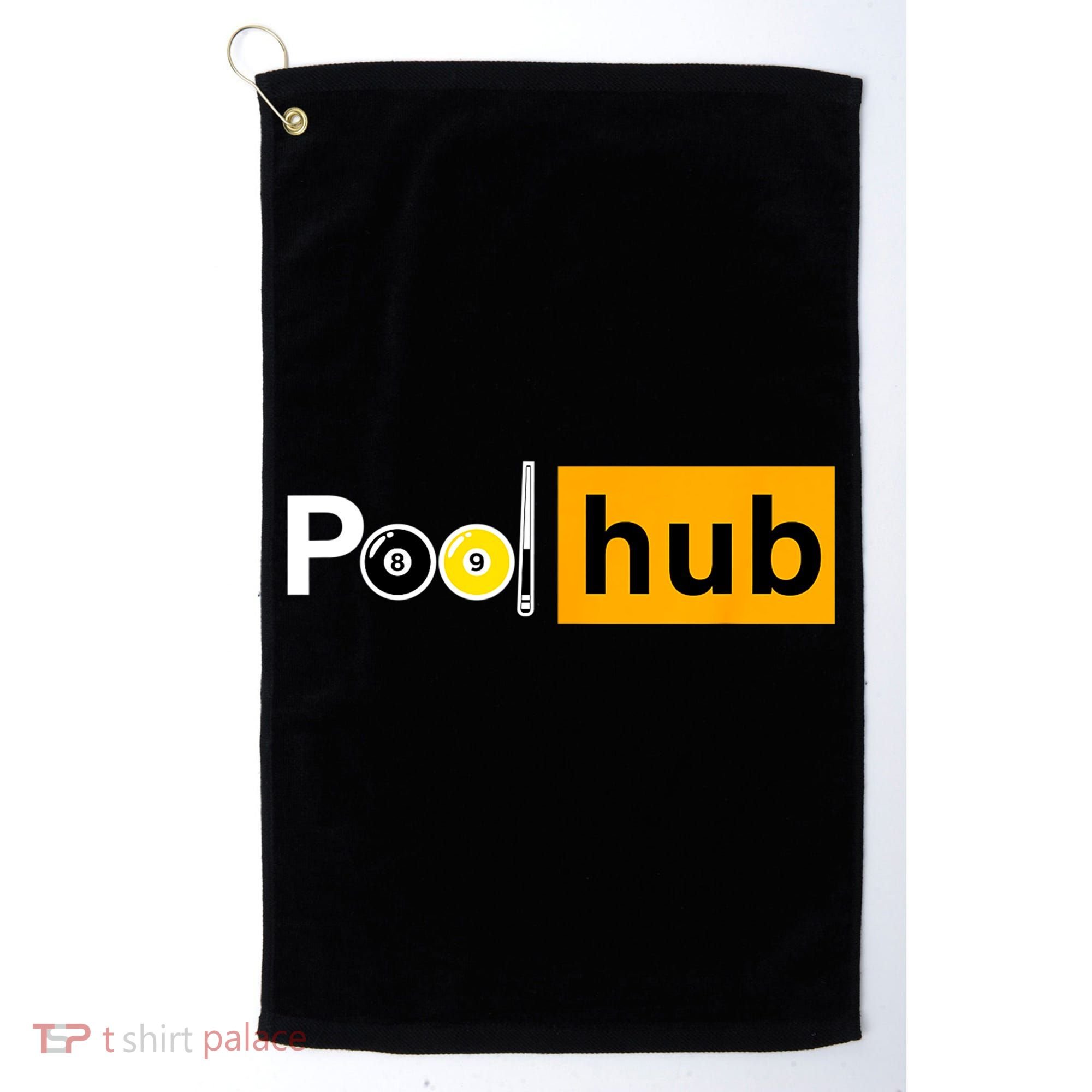 Game Pool Hub Billiard Balls & Cue Stick Gift Golf Towel