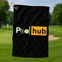 Game Pool Hub Billiard Balls & Cue Stick Gift Golf Towel thumb 1