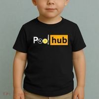 Game Pool Hub Billiard Balls & Cue Stick Gift Toddler T-Shirt thumb 2