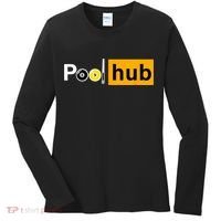 Game Pool Hub Billiard Balls & Cue Stick Gift Women's Long Sleeve Shirt thumb 0