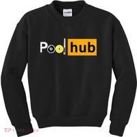 Game Pool Hub Billiard Balls & Cue Stick Gift Kids Sweatshirt thumb 0