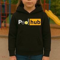 Game Pool Hub Billiard Balls & Cue Stick Gift Kids Hoodie thumb 3
