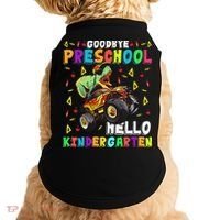 Goodbye PreK Hello Kindergarten Here I Come Graduation Doggie Tank thumb 0