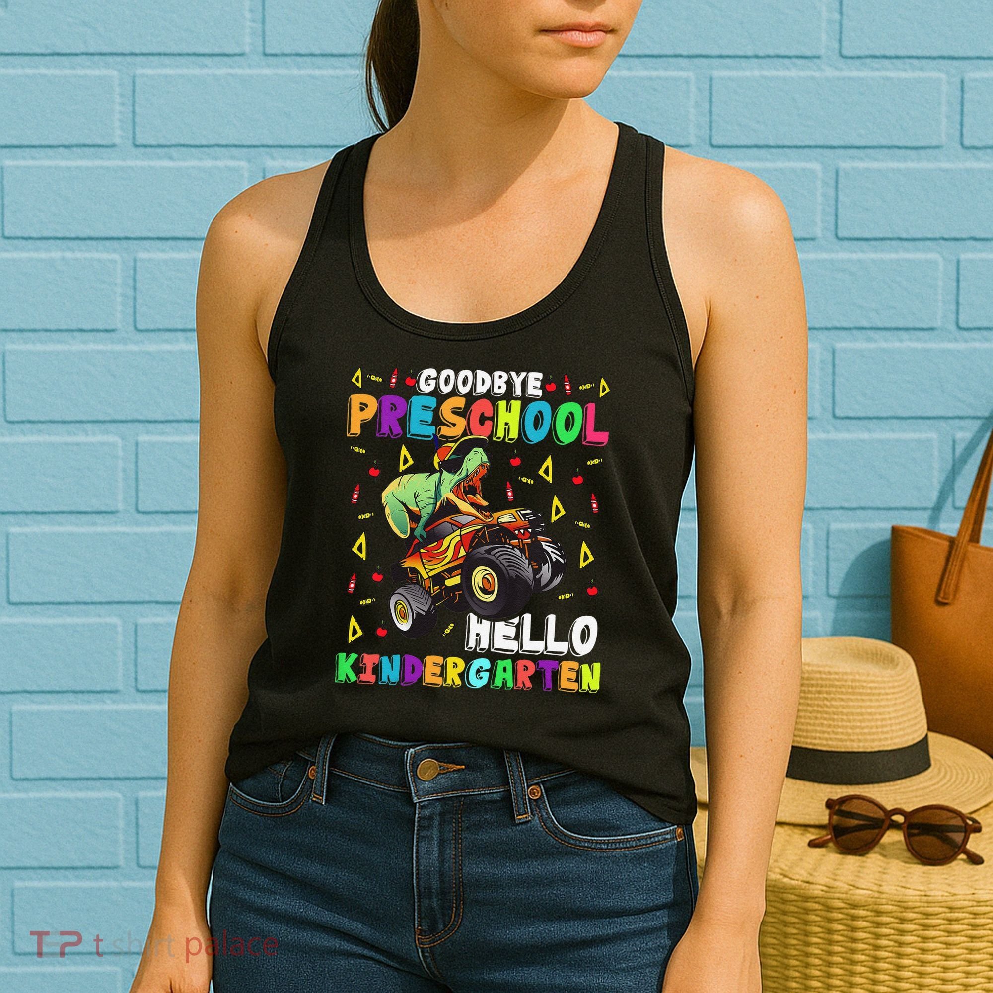 Goodbye PreK Hello Kindergarten Here I Come Graduation Women's Tank Top