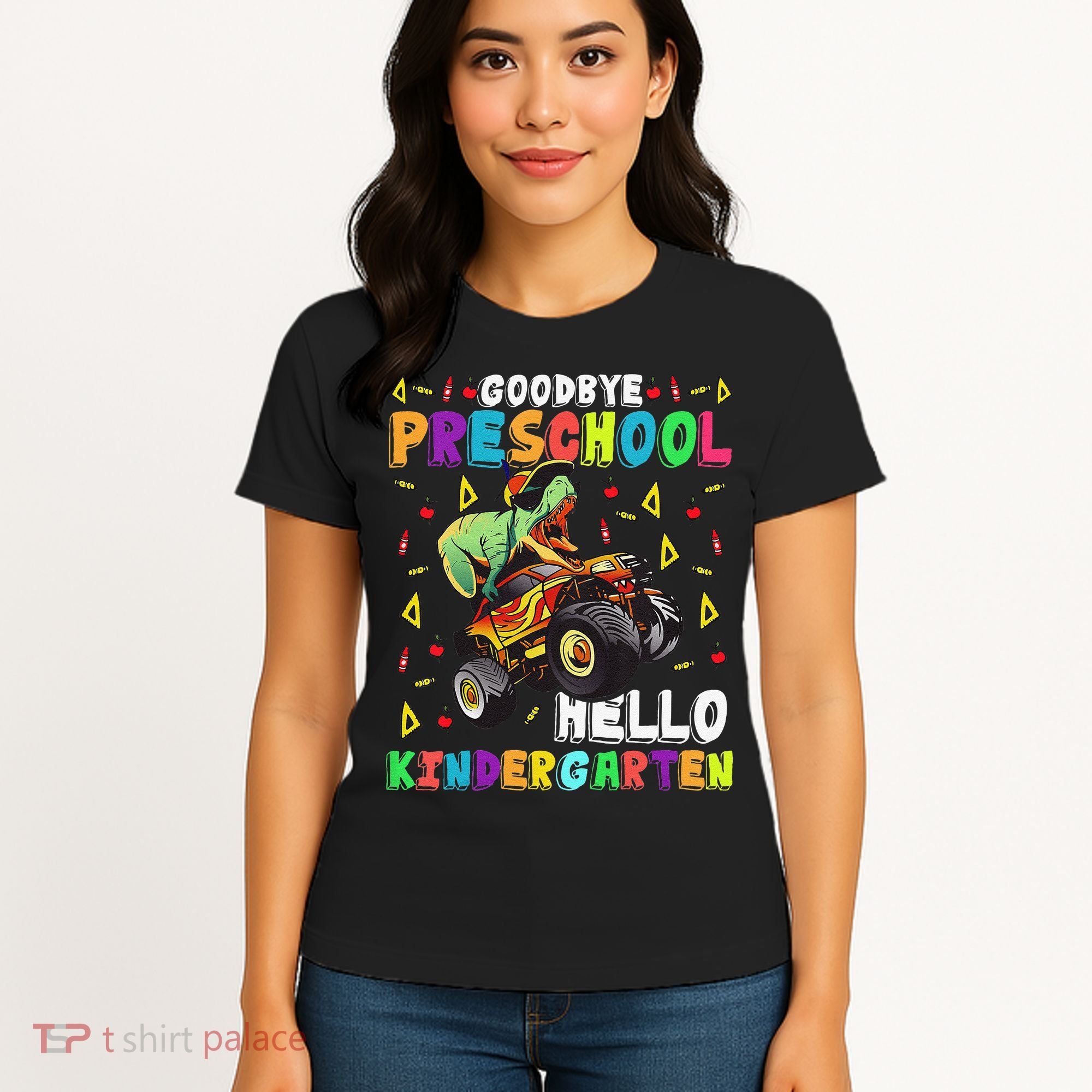 Goodbye PreK Hello Kindergarten Here I Come Graduation Women's T-Shirt