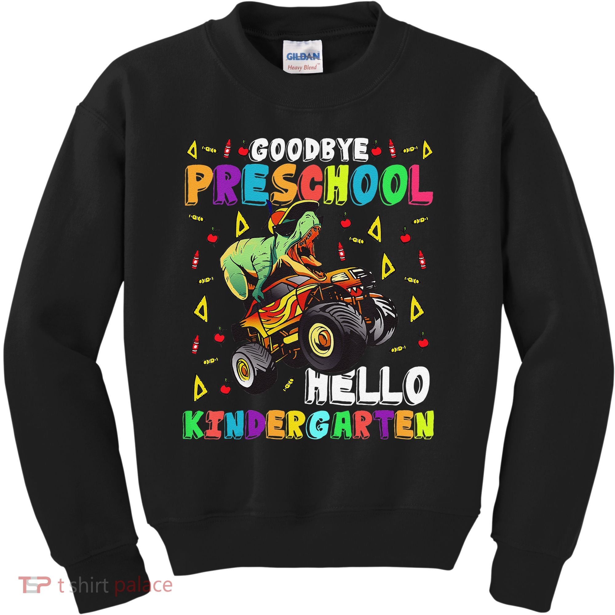 Goodbye PreK Hello Kindergarten Here I Come Graduation Kids Sweatshirt