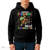 Goodbye PreK Hello Kindergarten Here I Come Graduation Kids Hoodie thumb 4