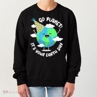 Go Planet It's Your Earth Day Cute Gift Women's Sweatshirt thumb 0
