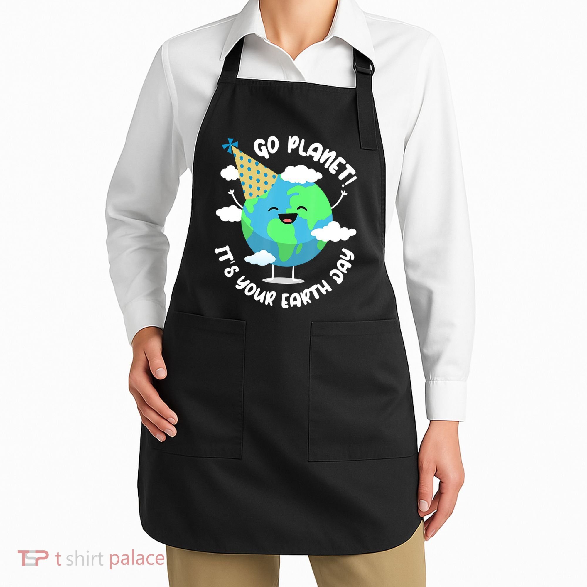 Go Planet It's Your Earth Day Cute Gift Apron