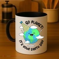 Go Planet It's Your Earth Day Cute Gift Coffee Mug thumb 4