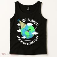 Go Planet It's Your Earth Day Cute Gift Tank Top thumb 2