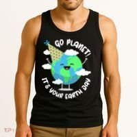 Go Planet It's Your Earth Day Cute Gift Tank Top thumb 3
