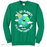 Go Planet It's Your Earth Day Cute Gift Sweatshirt thumb 0