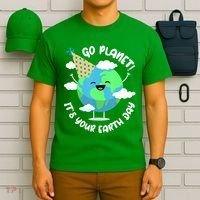 Go Planet It's Your Earth Day Cute Gift T-Shirt thumb 6