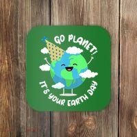 Go Planet It's Your Earth Day Cute Gift Coaster thumb 0