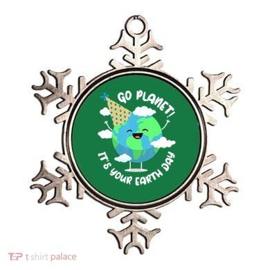 Go Planet It's Your Earth Day Cute Gift Ornament