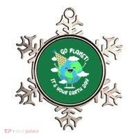 Go Planet It's Your Earth Day Cute Gift Ornament thumb 0