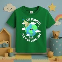 Go Planet It's Your Earth Day Cute Gift Toddler T-Shirt thumb 3