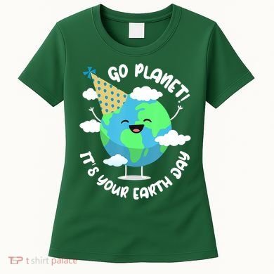 Go Planet It's Your Earth Day Cute Gift Women's T-Shirt