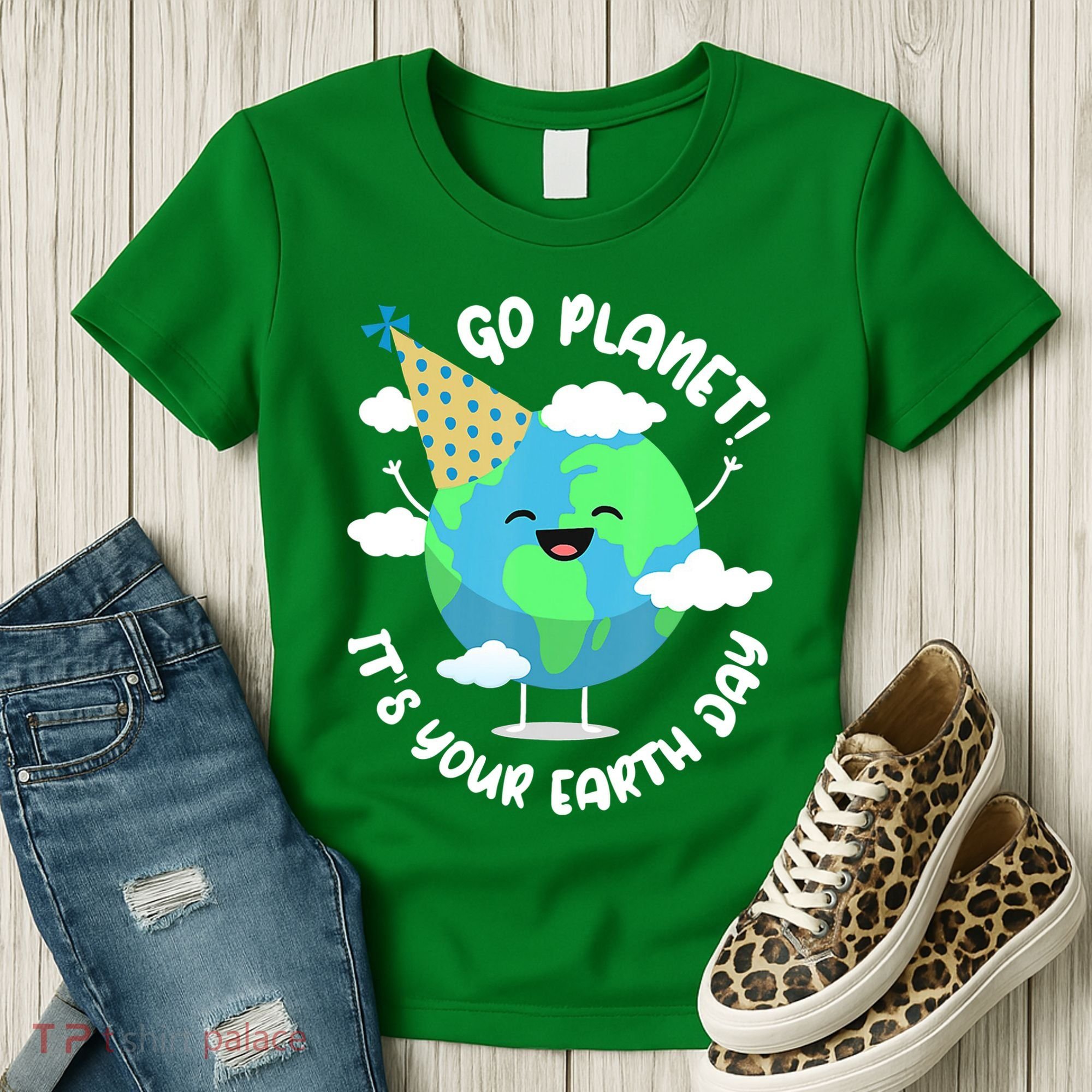 Go Planet It's Your Earth Day Cute Gift Women's T-Shirt