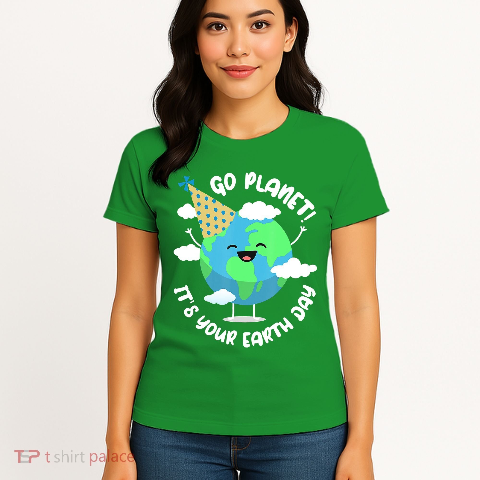 Go Planet It's Your Earth Day Cute Gift Women's T-Shirt
