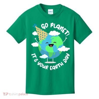 Go Planet It's Your Earth Day Cute Gift Kids T-Shirt