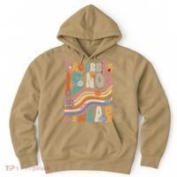 Groovy Progress Is Not Linear Teacher Back To School Outfit Hoodie thumb 0
