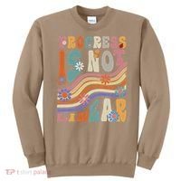 Groovy Progress Is Not Linear Teacher Back To School Outfit Sweatshirt thumb 0
