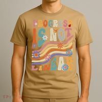 Groovy Progress Is Not Linear Teacher Back To School Outfit T-Shirt thumb 3