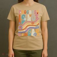Groovy Progress Is Not Linear Teacher Back To School Outfit T-Shirt thumb 4
