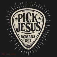 Guitar Pick Jesus Christian Music Guitarist Pastor Retro Women's Hoodie thumb 2
