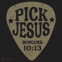 Guitar Pick Jesus Christian Music Guitarist Pastor Retro Beanie thumb 2